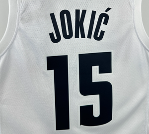2025 Nueva camiseta de baloncesto 1 Porter Jr 4 Westbrook 15 <span class=keywords><strong>Jokic</strong></span> 27 Murray venta al por mayor blanco <span class=keywords><strong>Denver</strong></span> impreso camisetas deportivas - Product Image 5
