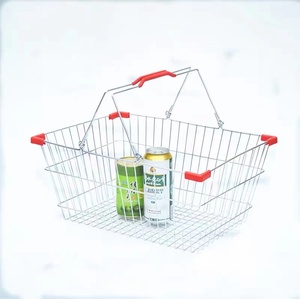 Cestino in acciaio cromato <span class=keywords><strong>per</strong></span> negozio e supermercato superba qualità in metallo - Product Image 2