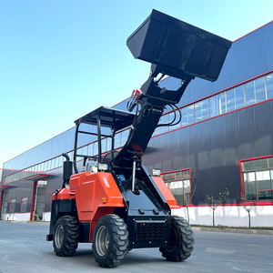 CE-gekeurd, snelle levering, nieuwe laadcapaciteit 800 kg, multifunctionele compacte voorlader met knikbesturing, mini-telescopische wiellader - Product Image 2