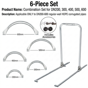 200-600 मिमी नालीदार पाइप ओम के लिए फिटिंग पल्लर - Product Image 2