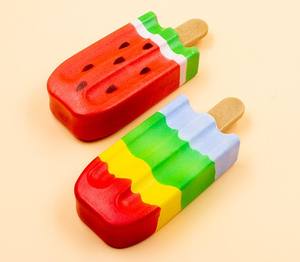 Venta al por mayor nuevo verano congelable perro masticar juguetes 2024 colorido forma de paleta perro fresco duro masticar juguetes de goma - Product Image 5