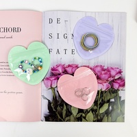 Bolsas Ziplock Personalizadas con Logotipo, Bajo MOQ, para Joyería, Anillos, Coleteros, Embalaje de PVC en Forma de Corazón, Reciclables, Venta al Por Mayor