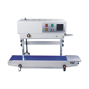 Machine de scellage sous vide FR-900 pour sacs en aluminium et films plastiques, scelleuse à bande continue alimentée par batterie - Product Image 4