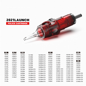 Cartouches de Police professionnelles jetables de sécurité stérilisées aiguille de tatouage de sourcil 2022 promotion Cnc 5 pièces rouge <span class=keywords><strong>maquillage</strong></span> Permanent - Product Image 5