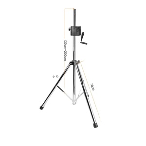 S-SP-21 de trípode <span class=keywords><strong>para</strong></span> altavoz cromado, soporte <span class=keywords><strong>para</strong></span> el suelo, fácil de manejar y usar, en escenario - Product Image 1