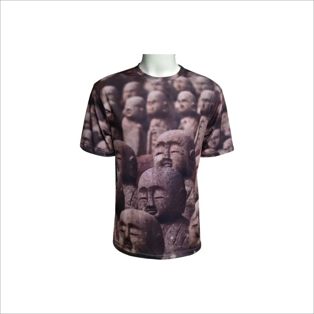 High Quality 100% Cotton Wholesale Custom Design Cool Man Sublimation T-shirt