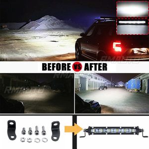 ไฟส่องสว่างแบบ LED 6D 8 นิ้ว / 20 นิ้ว 12V 24V 6500K แบบ Spot Flood Combo สำหรับรถยนต์ Lada Jeep 4x4 ออฟโรด รถแทรกเตอร์ เรือ รถบรรทุก 4WD SUV UTV ATV - Product Image 2