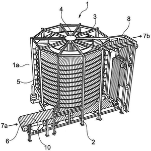 Endüstriyel Spiral Soğutma Konveyör Kulesi, Fırın Ekmeği Pizza Tost Paslanmaz Çelik Örgü Bantlı Soğutma Sistemi - Product Image 6
