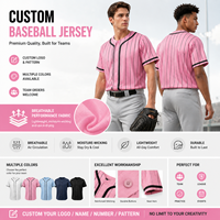 Maillots de baseball de haute qualité, col en V, respirants, personnalisables par sublimation