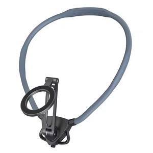 Support de téléphone magnétique paresseux monté <span class=keywords><strong>sur</strong></span> le cou Support mains libres réglable pour un <span class=keywords><strong>enregistrement</strong></span> et des selfies faciles Support de téléphone à rotation à 360 ° - Product Image 1