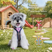 Harnais anti-explosion Tuffhound TF-094 pour petits chiens avec sangle de poitrine [Nouveau produit à la Pet Show] Fabriqué en Chine