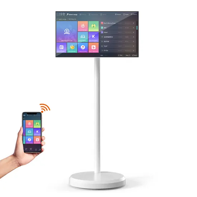 21.5 /24/27/32 Inch HDTV Display Black/White Android 13 LCD Touch Screen Portable Smart TV