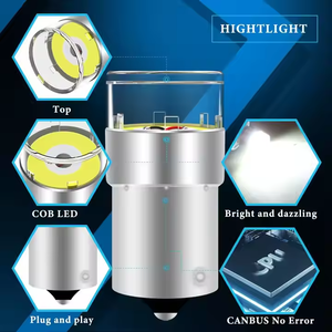 <span class=keywords><strong>12V</strong></span> lampadina a LED per auto P21W S25 lampada a LED 1156 BA15S BAU15S PY21W BAY15D lampadina a pannocchia 1157 <span class=keywords><strong>P21</strong></span>/5W R5W luce di segnalazione posteriore per auto moto - Product Image 3