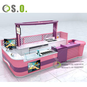 Kiosque de comptoir de café de centre commercial moderne Décoration Conception de mise en page Idées de conception de café personnalisées Kiosque de café de mode - Product Image 4