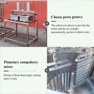 Small Cottage <b>Stretch</b> Mozzarella Stainless Steel Cheese Process Make <b>Machine</b> to Processing and Cooker - Product Image 5