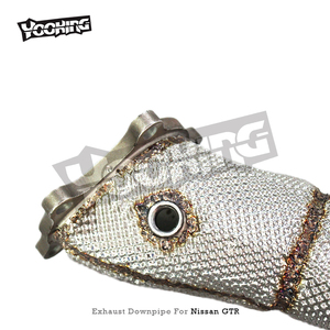 Downpipe in Acciaio Inox SUS304 per Nissan GT-<span class=keywords><strong>R</strong></span> GTR R34 R35 <span class=keywords><strong>3</strong></span>.8TT 2008-2024, Tubo Anteriore per Scarico ad Alte Prestazioni - Product Image 4