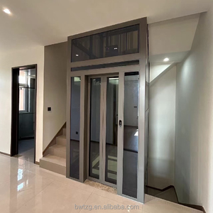 Al Aire Libre 2-4 pisos ascensores hidráulicos residenciales para el hogar/puerta automática Villa ascensor casa ascensor vidrio ascensores domésticos - Product Image 6
