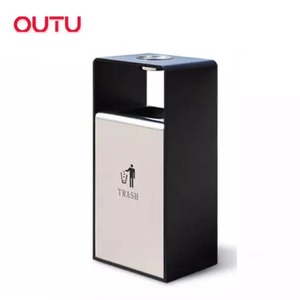 pop up trash can stainless steel garbage bin industrial trash bin