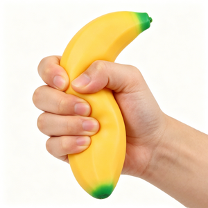 High Quality Hot Selling TPR Banana Squishy Toy Fidget Toy Squeeze Toy for Children - Product Image 3
