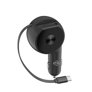 Cargador <span class=keywords><strong>de</strong></span> Coche Portátil Universal <span class=keywords><strong>de</strong></span> 12V-24V 30W <span class=keywords><strong>con</strong></span> Cable Retráctil Tipo-C <span class=keywords><strong>de</strong></span> Carga Rápida para Teléfono, Tableta y Cámara, Directo <span class=keywords><strong>de</strong></span> Fábrica - Product Image 3