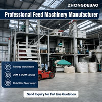 Ligne de production automatique de granulés d'aliments pour animaux à haut rendement pour usine d'aliments pour animaux avec système de refroidissement, d'emballage et de contrôle