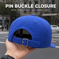 Casquettes de baseball en coton vierges en gros, six panneaux, visière plate, structurées, ajustables, respirantes, avec œillets, commande en gros, stock disponible, faible MOQ