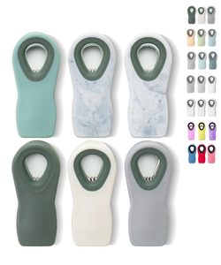 Clips Magnéticos con Diseño de Plantas Art Deco, Paquete de 6, Ecológicos y Reutilizables <span class=keywords><strong>para</strong></span> Bolsas de Alimentos, Refrigerador - Product Image 1