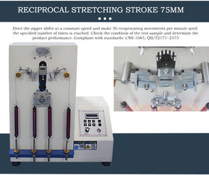 Тестер усталости на молнии, Автоматическая Машина Для Испытания На Выносливость с возвратно-поступательным движением, оборудование для долговечности одежды - Product Image 4