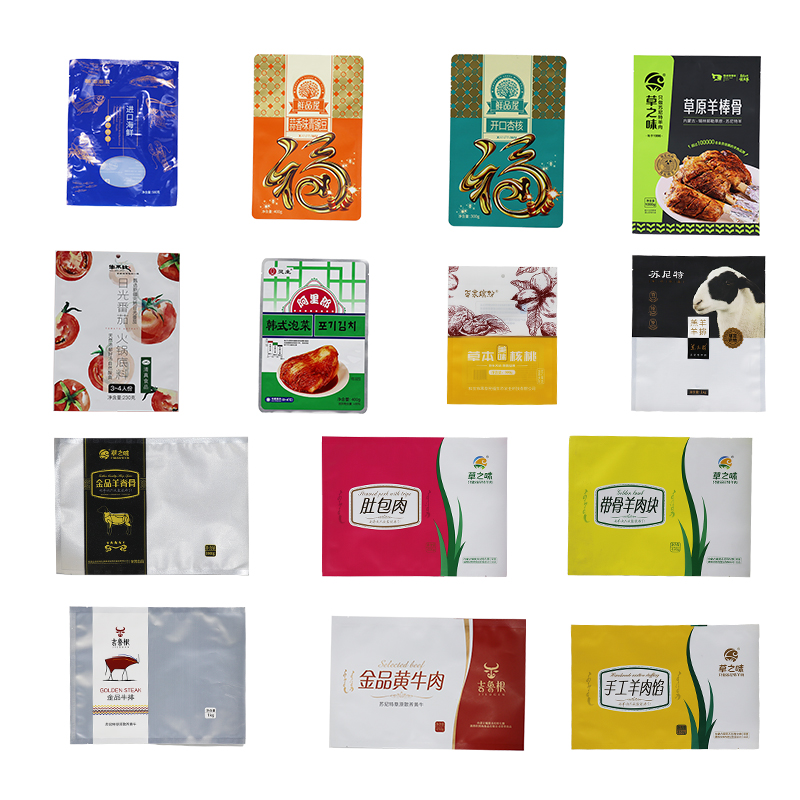 Dried Flower Packaging Pink Heat Mylar Bag Printing Center Sealed Pouch Three Side
