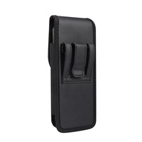 Étui en cuir PU de gros avec boucle de ceinture pour iPhone 16 Pro Max, sacoche de taille pour homme