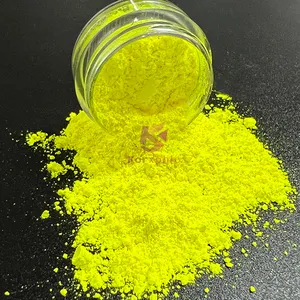 荧光黄氖紫外线辉光粉指甲油树脂颜料