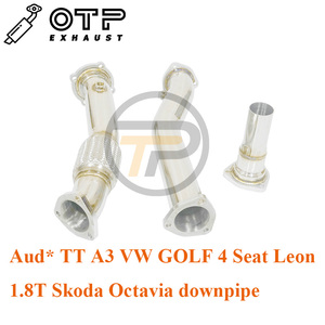 <span class=keywords><strong>Tubo</strong></span> <span class=keywords><strong>de</strong></span> <span class=keywords><strong>escape</strong></span> OTP para Aud * TT A3 VW GOLF 4 <span class=keywords><strong>Seat</strong></span> <span class=keywords><strong>Leon</strong></span> 1,8 T Skoda Octavia SUS304 <span class=keywords><strong>tubo</strong></span> <span class=keywords><strong>de</strong></span> bajada <span class=keywords><strong>de</strong></span> acero inoxidable - Product Image 3