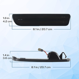 ZEAL LED feux arrière latéraux pour <span class=keywords><strong>Ford</strong></span> <span class=keywords><strong>Mustang</strong></span> 2005 2006 2007 2008 <span class=keywords><strong>2009</strong></span> lentille fumée lumière rouge 2 pièces - Product Image 3