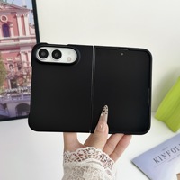 Coque de protection pour iPhone 18 Ultra, compatible avec l'écran pliable, couleur unie, ultra-fine, toucher agréable, anti-chute, en PC