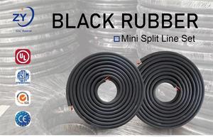 Línea de Refrigerante de Cobre Aislada con EPDM de 75 Pulgadas, Negra, OEM, <span class=keywords><strong>para</strong></span> Aire Acondicionado HVAC&R - Product Image 3