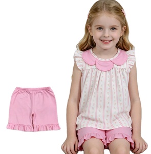 En stock: Conjuntos de boutique, ropa casual de verano para niñas con lazos de ciervo, ropa del sur al por mayor, nueva moda de fábrica, ropa para niños pequeños - Product Image 5