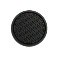 Schwarze rutsch feste Getränke halter Auto-Innen zubehör Matte Car Cup Coaster Eingebettet in Ornamente Silikon-Untersetzer