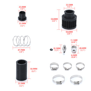 Kit de soupape de décharge Poyracing 17-21 Can Am X3 Turbo non refroidi par intercooler, accessoire moto, soupape d'émission BOV - Product Image 4