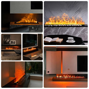 Chimenea de Vapor con Efecto de Llama Virtual y Patrón de Mármol 'Realm' - Creador de Ambiente para Sala de Estar, la Elección del Influencer 'C' - Product Image 4