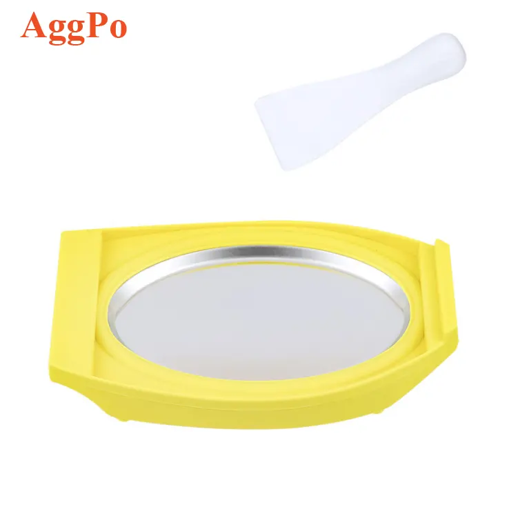 Fried yogurt ice cream maker fruit ice cream roll making pan freeze tray for children child at home household