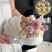 Boîte cadeau pour bébé en forme de berceau 3D en papier blanc de qualité supérieure, avec dentelle délicate et nœud en satin, pour la fête de naissance