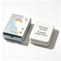 Cartes inspirantes de haute qualité pour soulager l'anxiété, avec citations inspirantes imprimées, ensemble de cadeaux pour femmes, cartes d'affirmation pour prendre soin de soi