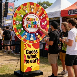 Roue <span class=keywords><strong>de</strong></span> la Fortune Électrique Géante pour Stand <span class=keywords><strong>de</strong></span> Fête, avec Distributeur <span class=keywords><strong>de</strong></span> Prix Aléatoires pour <span class=keywords><strong>Bingo</strong></span>, Loterie Interactive et Tirage au Sort, avec Support - Product Image 5