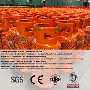 Muestra Gratuita, Cilindro de Gas LPG <span class=keywords><strong>Naranja</strong></span> de 12.5 kg de Alta Calidad, Directo de Fábrica, para Camping y Uso Doméstico, Exportación a África - Product Image 1