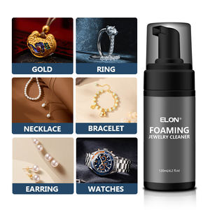 <span class=keywords><strong>Kit</strong></span> de Limpieza de Joyas Natural OEM de 120 ml, Espuma Limpiadora de Joyas, Paño de Pulido, Cepillo, Limpiador de Joyas de Plata y Diamantes - Product Image 4