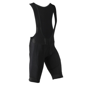 Nuevos Culottes de Ciclismo Negros con Malla Transpirable en la Espalda, Tirantes Anchos, Agarraderas Elásticas en las Piernas con Ribete Rojo, Directo de Fábrica para Ciclismo de Montaña en Verano - Product Image 5