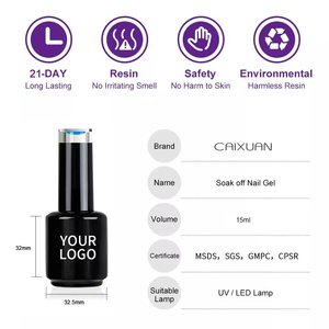 CAIXUAN Preço de Fábrica Amostras Grátis Esmalte em Gel para Unhas à Venda 15ml Sem TPO/HEMA Esmalte em Gel UV Profissional - Product Image 6