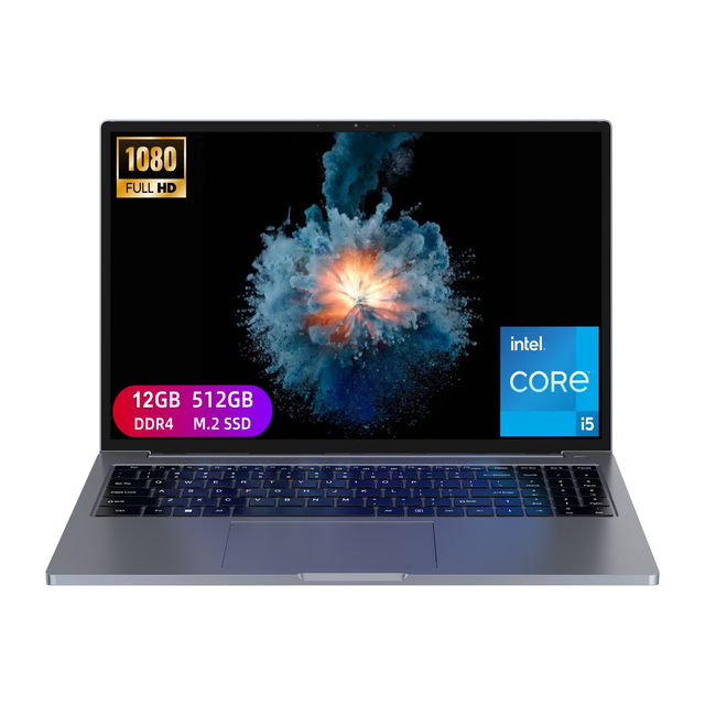 2026 New 16" Inch Intel Core I5 1030NG7 Laptop 12GB RAM 512GB PCIe Nvme SSD Windows 11 Pro Metal Body for Business Office