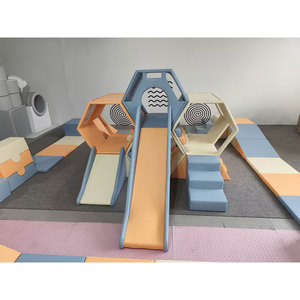 INDOOR PLAYGROUND USA LLC Indoor Soft <b>Play</b> Structure Pastel Colors Plastic Commercial Playground Equipment for Kids - Product Image 2