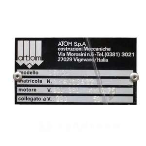 Machine à pression hydraulique a-<span class=keywords><strong>tom</strong></span>, de marque italienne d'occasion, à grande vitesse, en bon état pour le vente - Product Image 3